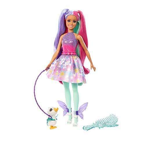 Imagem de Boneca Princesa Barbie com Roupa e Pet Encantados - Conto de Fadas em um Toque