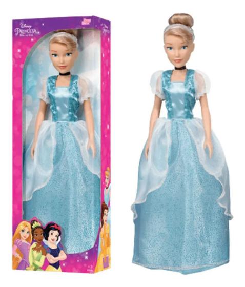 Boneca Princesa Cinderela Grande Articulada 80 cm - Disney My Size ...