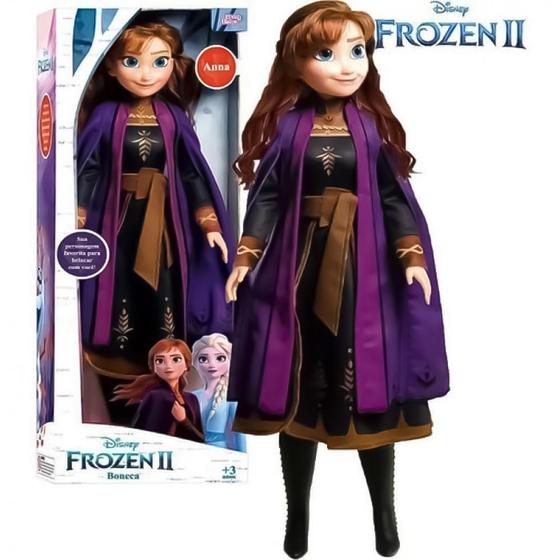 Imagem de Boneca Princesa Disney Anna Frozen 2 82cm Baby Brink 3+ 2007