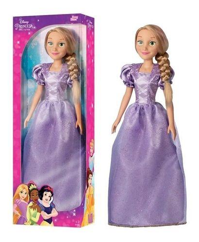 Imagem de Boneca Princesa Enrolados Rapunzel 55 Cm - Baby Brink