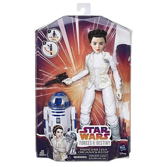 Imagem de Boneca Princesa Leia e R2D2 - Star Wars Hasbro