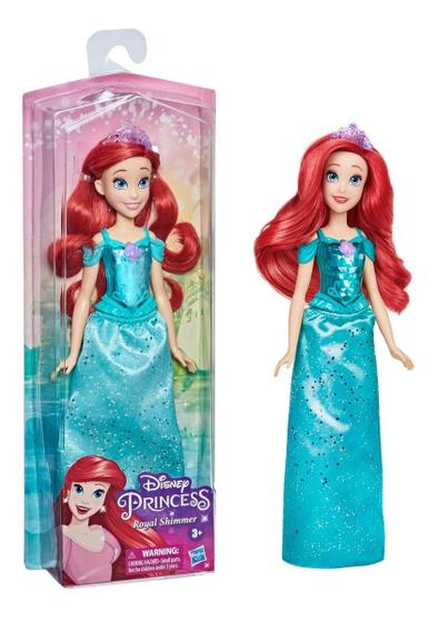 Imagem de Boneca Princesas Ariel - A Pequena Sereia Disney Brilho Real