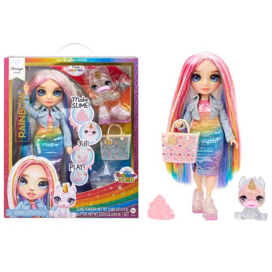 Imagem de Boneca Rainbow High Amaya - Kit com Slime e Pet