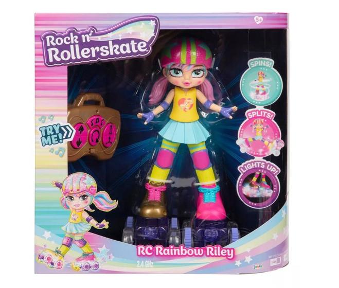 Imagem de Boneca Rainbow Riley Patinadora Com Controle Remoto 1300 Candide