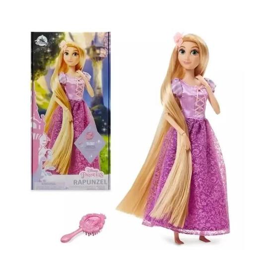 Imagem de Boneca Rapunzel Enrolados Com Acessório Princesa