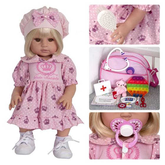 Imagem de Boneca Reborn Adora Reborn Baby Dolls Exoval Completo