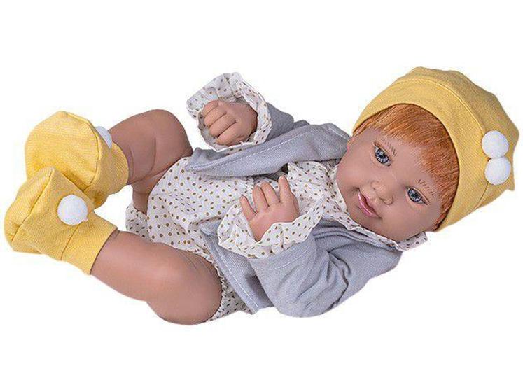 Imagem de Boneca Reborn Anny Doll Baby Ruiva - com Acessórios Cotiplás