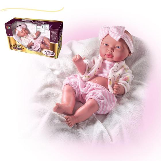 Imagem de Boneca reborn bebe realista nenem menina real bebe reborni realistico bebezao riborn nenenzinho nenenzao boneconca bonequinha