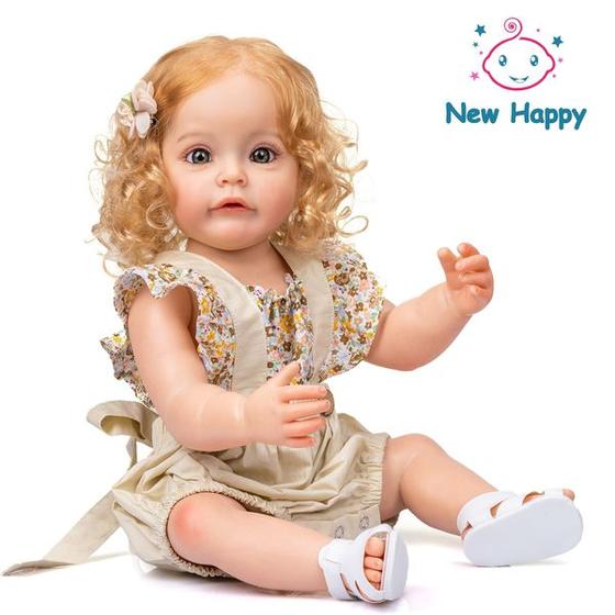 Imagem de Boneca Reborn Bebe Reborn Corpo de Silicone New Happy