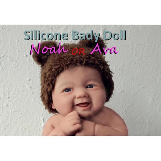 Imagem de Boneca Reborn Noah - Bebê de Silicone Realista 7 Polegadas - Micro Preemie