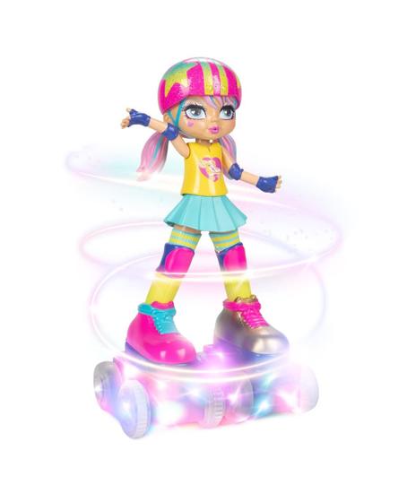 Boneca Rock N Rollerskate Rainbow Riley da JAKKS Pacific - Patins com ...