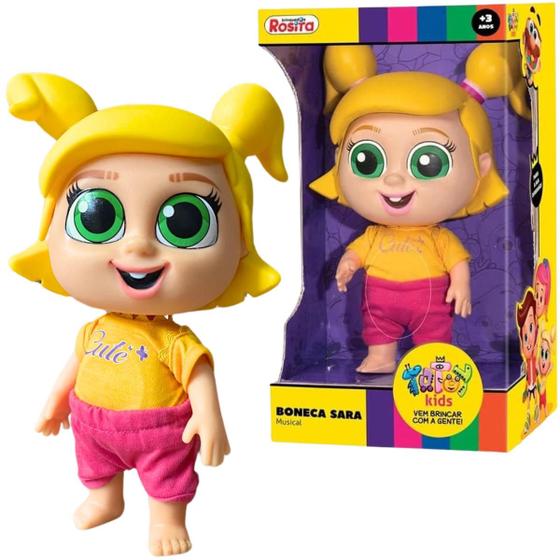 Imagem de Boneca Sara Musical Totoy Kids Com Som Rosita 1106