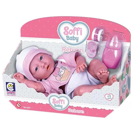 Imagem de Boneca Soffi Baby Reborn - Cotiplas 2657