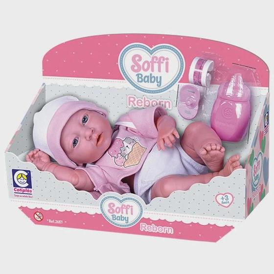 Imagem de Boneca Soffi Baby Reborn - Cotiplás