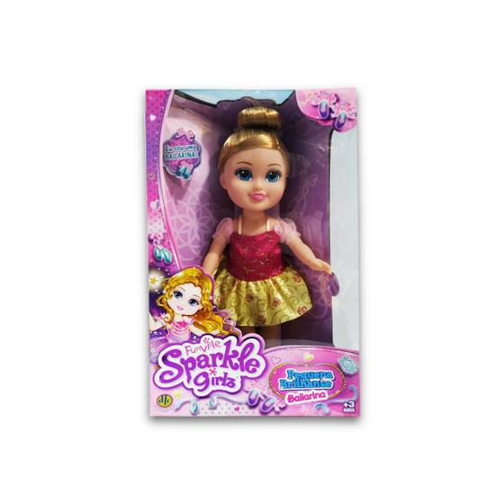 Imagem de Boneca Sparkle Girls Pequena Bailarina Meninas Infantil Dtc