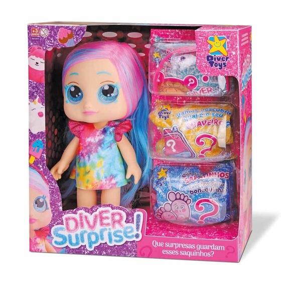 Imagem de Boneca Surprise Dolls Sortida Diver Toys