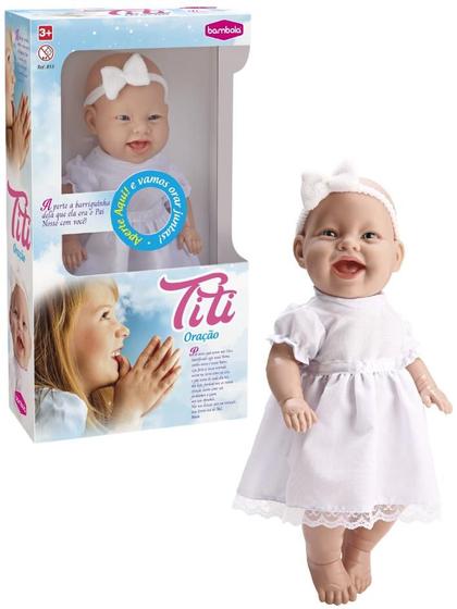 Boneca Titi Oração Pai Nosso Bambola Linda! Menor preço em Boneca Titi Oração Pai Nosso Bambola Linda!