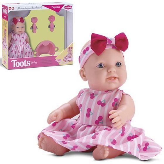 Imagem de Boneca toots baby papinha com acessorios na caixa - BAMBOLA