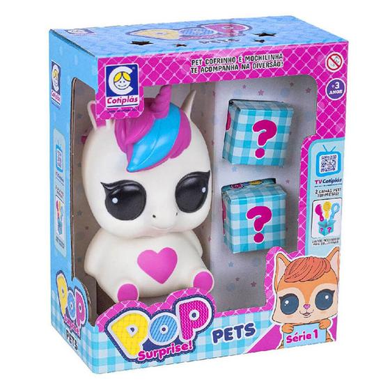 Imagem de Boneca Unicórnio Pop Surprise Pets Cotiplás -  2395