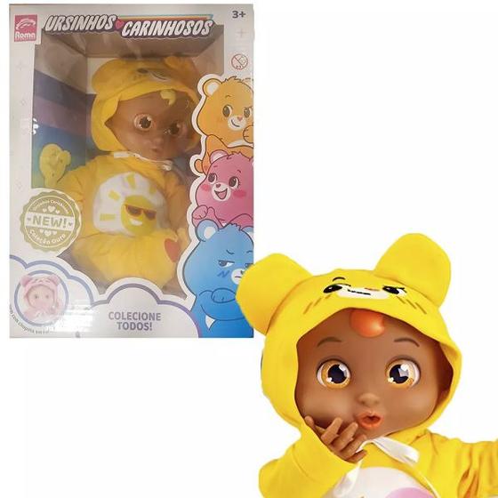 Imagem de Boneca Vinil KILTY KIDS Ursinhos Carinhosos Amarelo Roma 5896