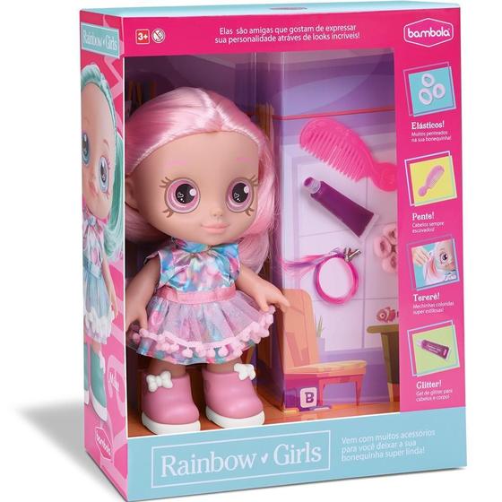 Imagem de Boneca Vinil Rainbow Girls Cherry Bambola Acessórios-732