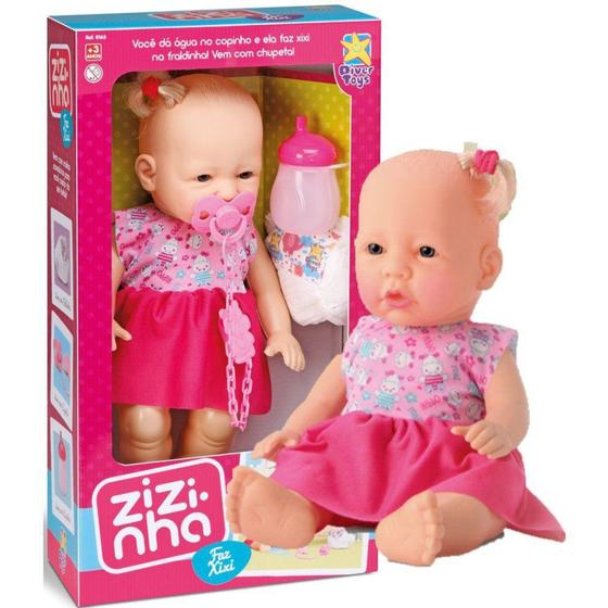 Imagem de Boneca Zizinha Faz Xixi - DiverToys