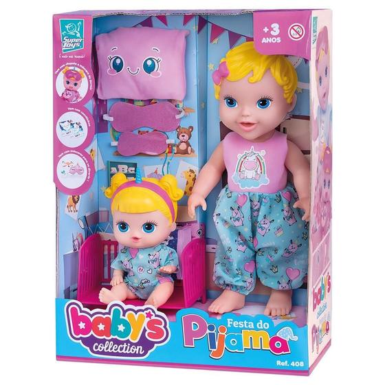 Imagem de Bonecas Baby's Collection Festa do Pijama Super Toys