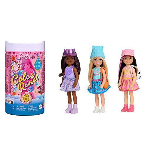 Imagem de Bonecas Barbie Color Revelar, Chelsea Pequena Unbox Colorido e Divertido
