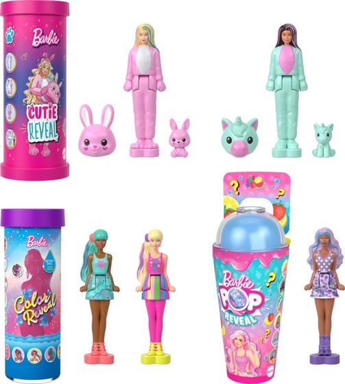 Imagem de Bonecas Barbie Mini BarbieLand Reveal - Pacote com 5 Bonecas e Surpresa de Unboxing