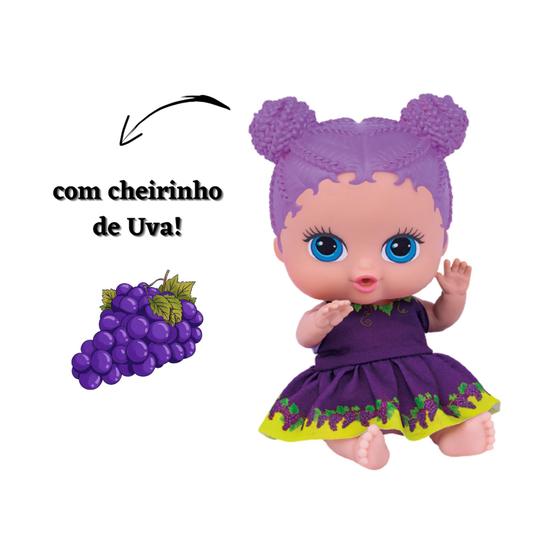 Imagem de Bonecas Coleção Frutinhas Cotiplás Brinquedo Infantil com cheirinho de frutas