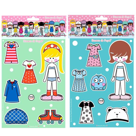 Juegos Magnéticos Niños 3-12 Años Juego De Muñecas De Papel Magnéticas Para Vestir - ¡Creatividad Sin Líos Para Niños! Regalo Divertido