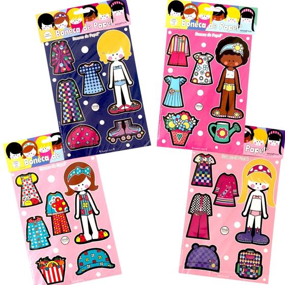 Bonecas de Papel magnéticas SUNSHINE - Boneca de Papel - Bonecas de ...
