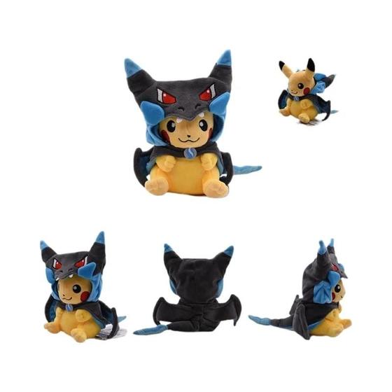 Imagem de Bonecas de Pelúcia Pokémon (20-30cm) - Eevee, Pikachu, Charizard, Lucario