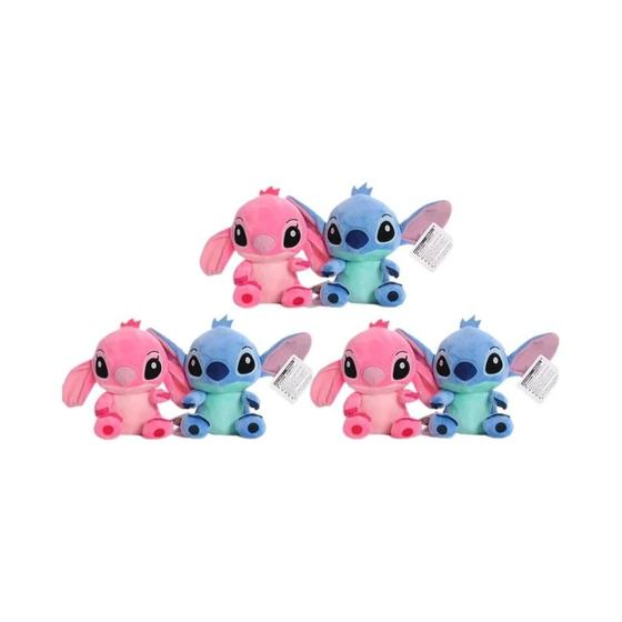 Imagem de Bonecas de Pelúcia Stitch Kawaii (12cm, 20cm, 25cm) - Brinquedo de Pelúcia para Crianças