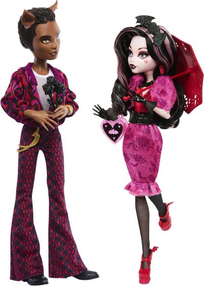 Imagem de Bonecas Monster High Draculaura e Clawd Wolf Howliday Love