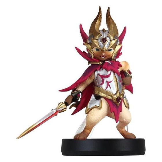 Imagem de Boneco Amiibo Palico Felyne MH Rise Sunbreak Malzeno - Versão Exclusiva Nível C