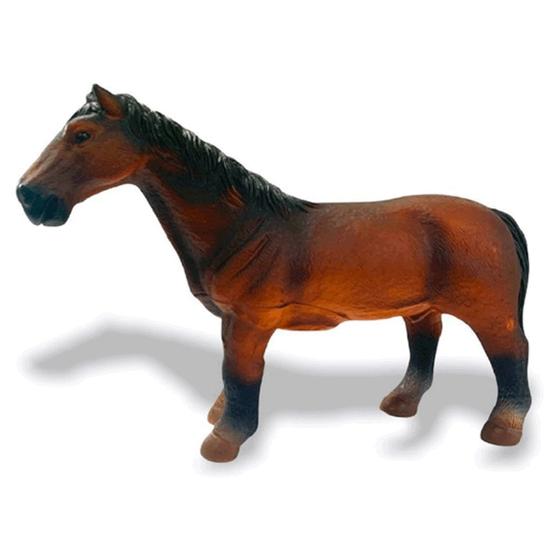 Imagem de Boneco Animal Soft Coleção Fazenda Cavalo Macia Dm Toys