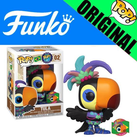 Imagem de Boneco Around The World Tula Brasil com Broche Pop Funko 02 Original