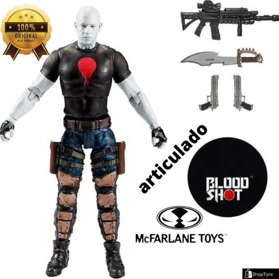 Imagem de Boneco Articulado - 18 Cm - Bloodshot - Fun C Acessorios 100% original