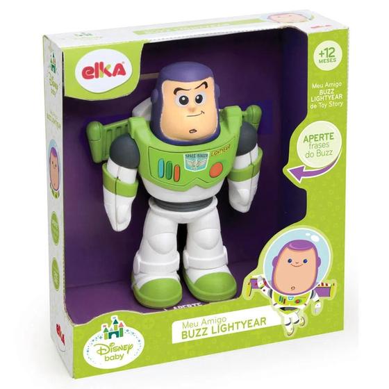 Imagem de Boneco Articulado - 20Cm - Meu Amigo - Buzz Lightyear - Elka