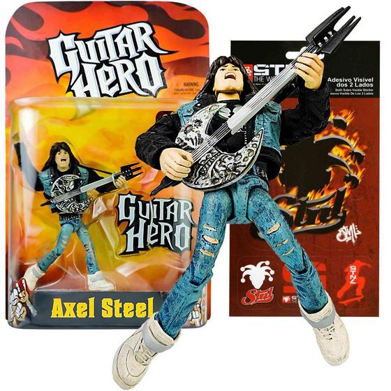 Imagem de Boneco Articulado Axel Steel Guitar Hero Game Mcfarlane Toys