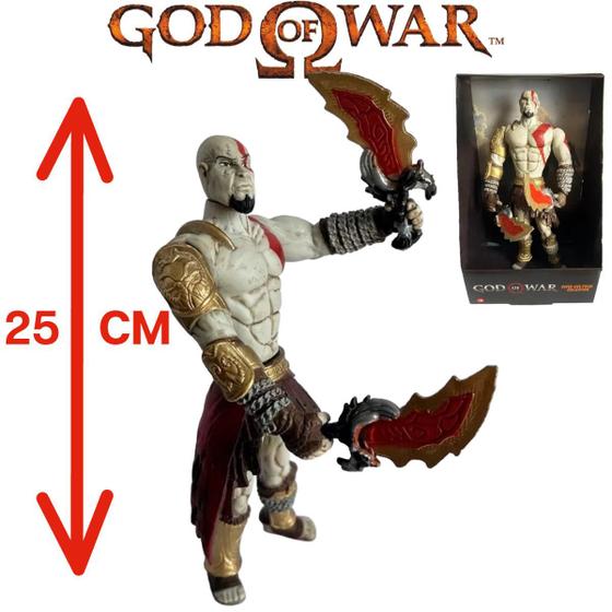 Imagem de Boneco Articulado - kratos com Esp 25cm - God Of War