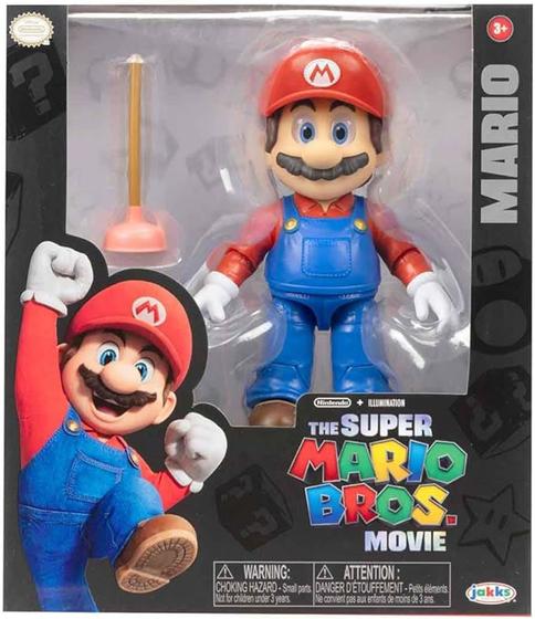 Imagem de Boneco Articulado Mario Desentupidor 4264 Super Mario Sunny