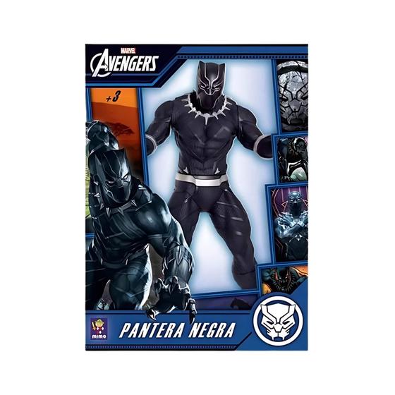 Imagem de Boneco Articulado Pantera Negra Avengers 45 cm Mimo Toys - 1206