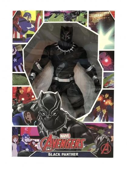 Imagem de Boneco Articulado Pantera Negra Gigante 50cm - Marvel - Mimo