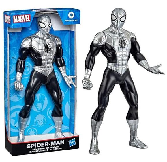 Imagem de Boneco Articulado Spider-Man Blindado Olympus - Homem Aranha - 24cm - Hasbro - F5087
