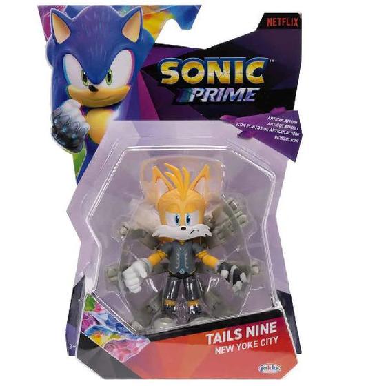 Imagem de Boneco Articulado Tails NEW YORK de 13CM Sonic Prime SUNNY