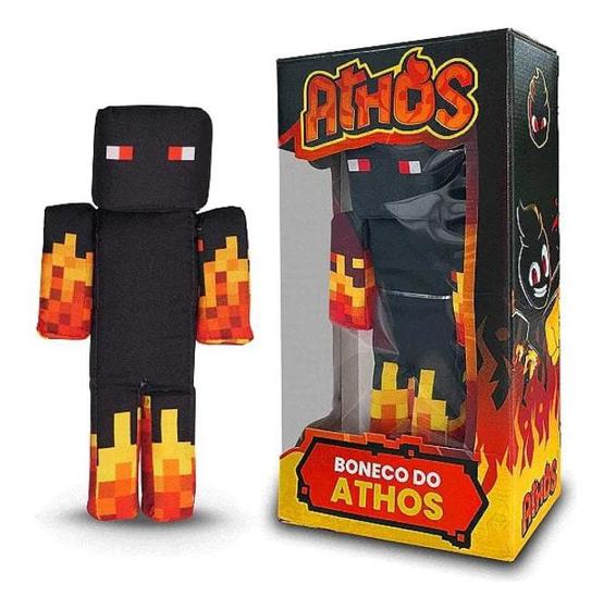 Imagem de Boneco Athos Youtuber Streamers Minecraft 35 Cm