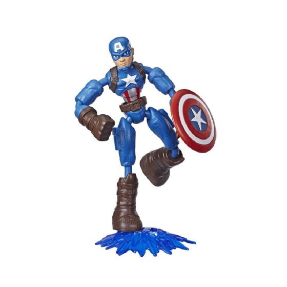 Imagem de Boneco Avengers Bend And Flex  Capitão América