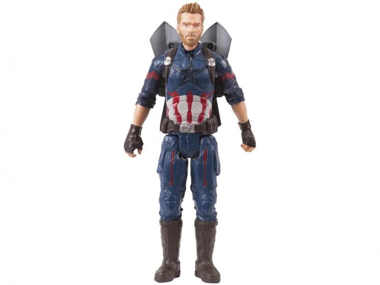 AVENGERS Marvel Titan Hero Power FX - Figura Azione Capitan America 30 Cm Con Suoni E Frasi, Ispirata A Infinity War